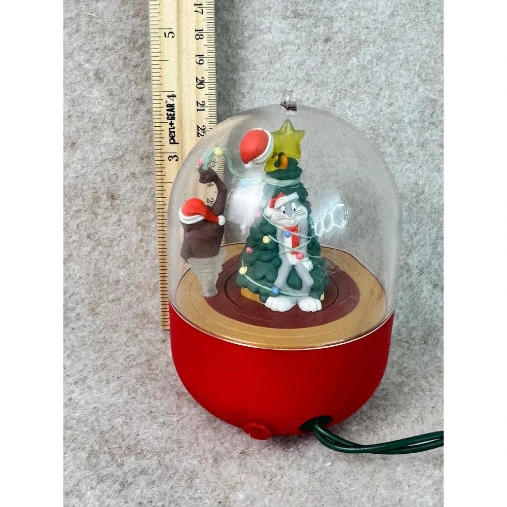 Merry Tazmas 1997 Hallmark Warner Bros Looney Tunes Christmas Ornament Light‎